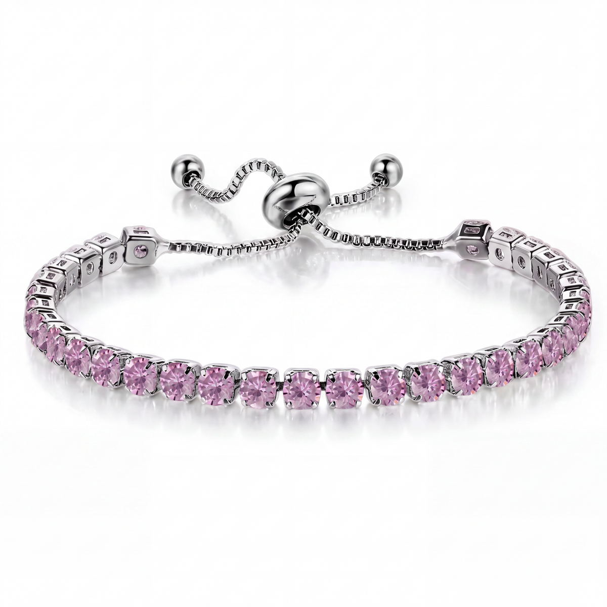 Bracciale Tennis Rosé Luxe – Zelyre